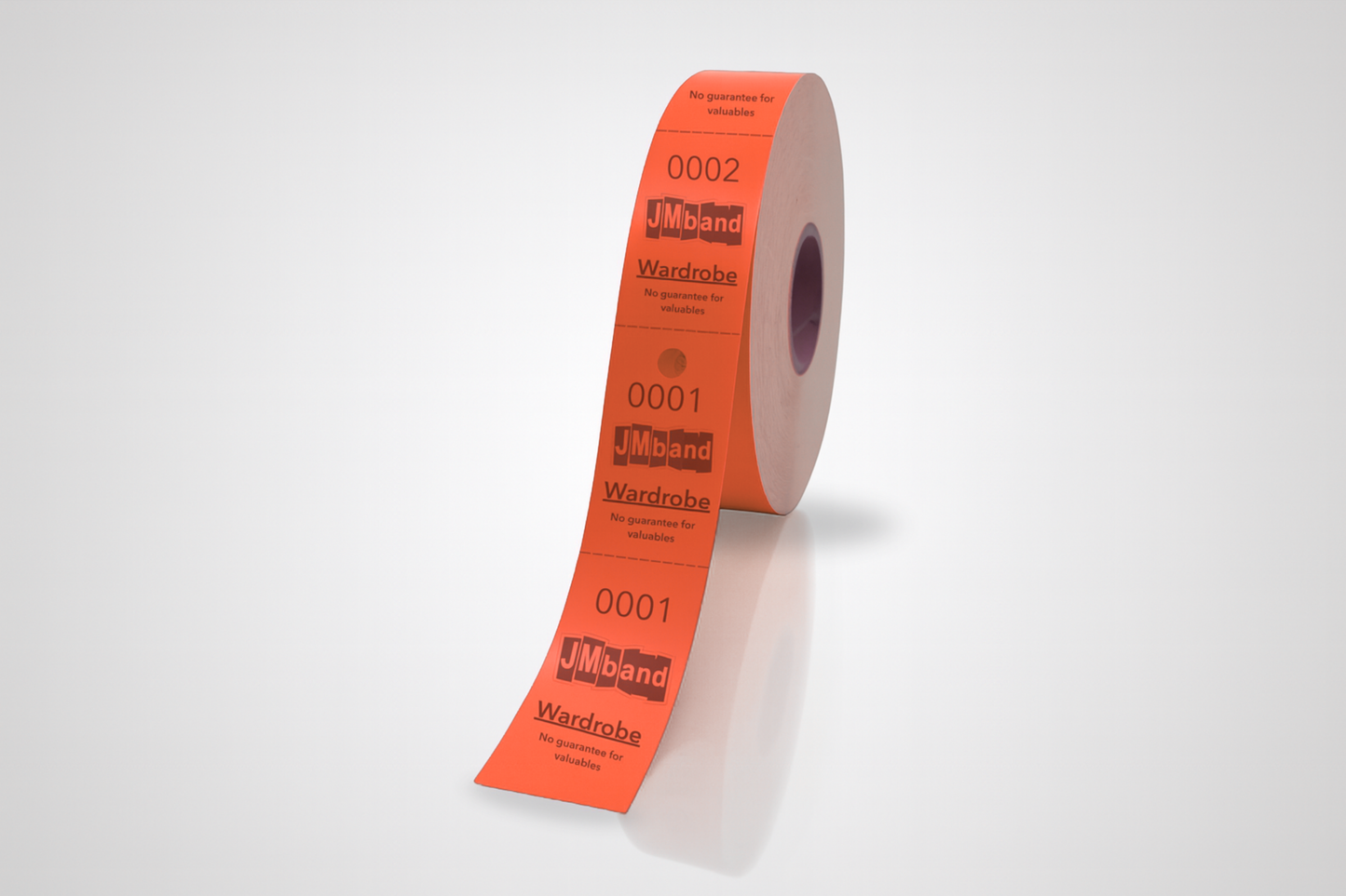 Tveggja hluta fatahengismiða með áprentun (sjálfbær)