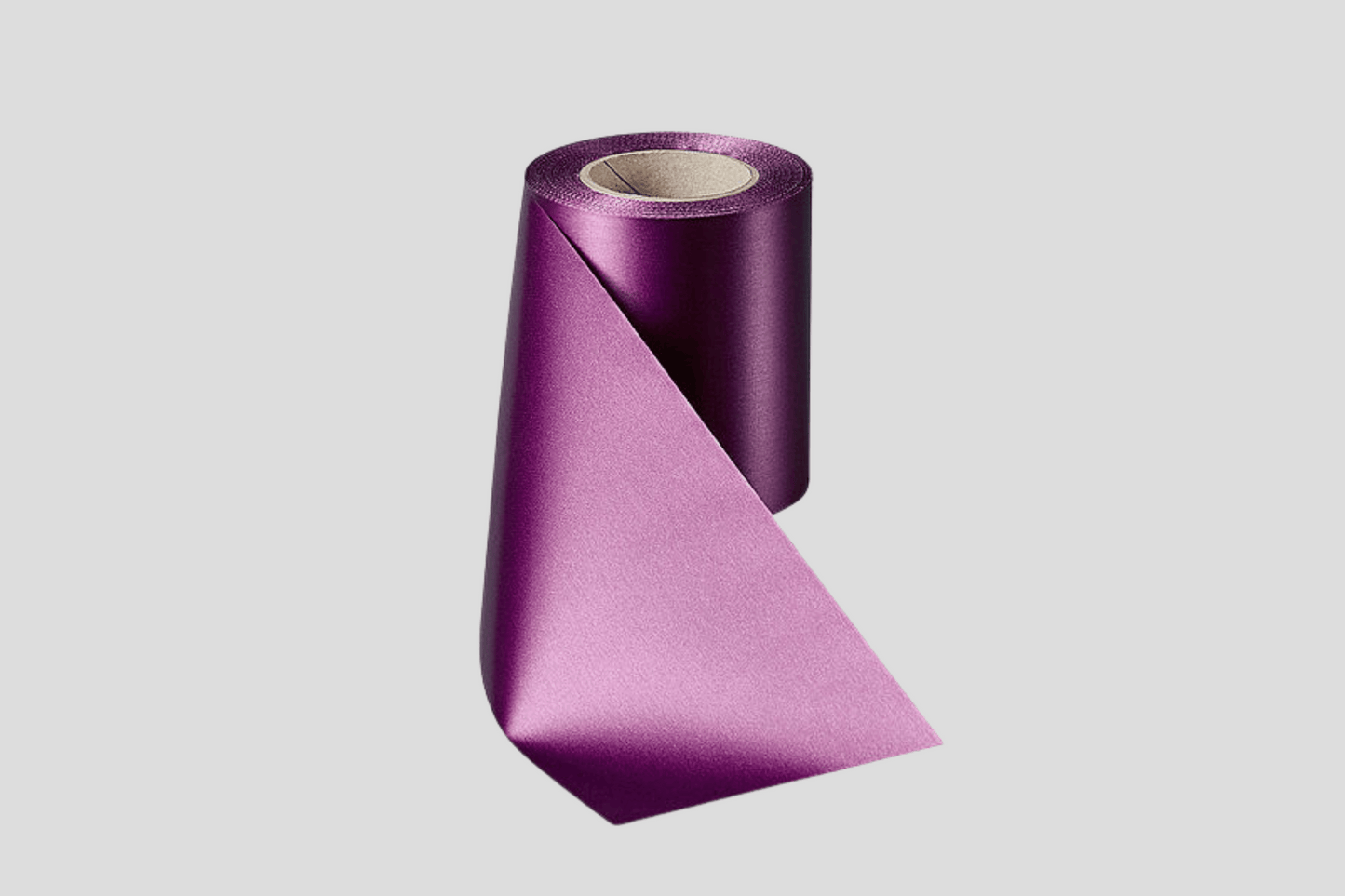 En rull Gavebånd stof med tryk Design selv av JM Band® på hvit bakgrunn.