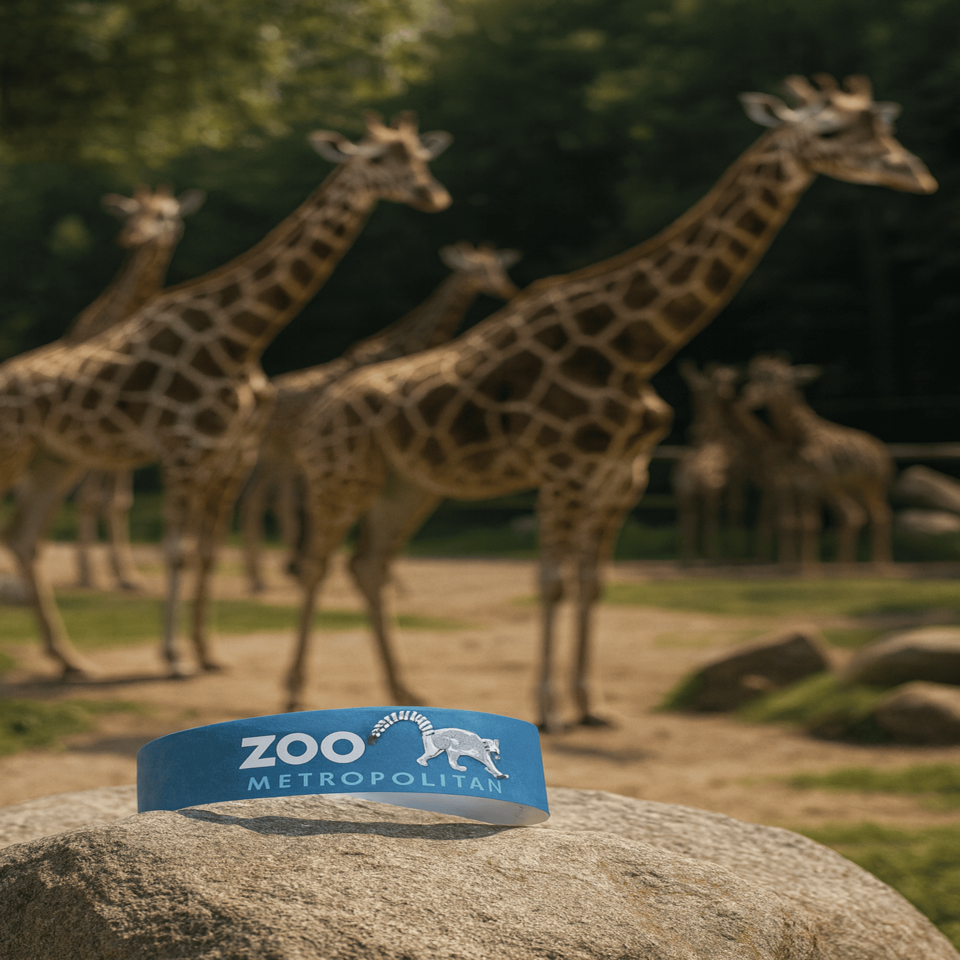 Et foto av Papirarmbånd Fargetrykk fra JM Band®. Kjøp Papirarmbånd i farge her.