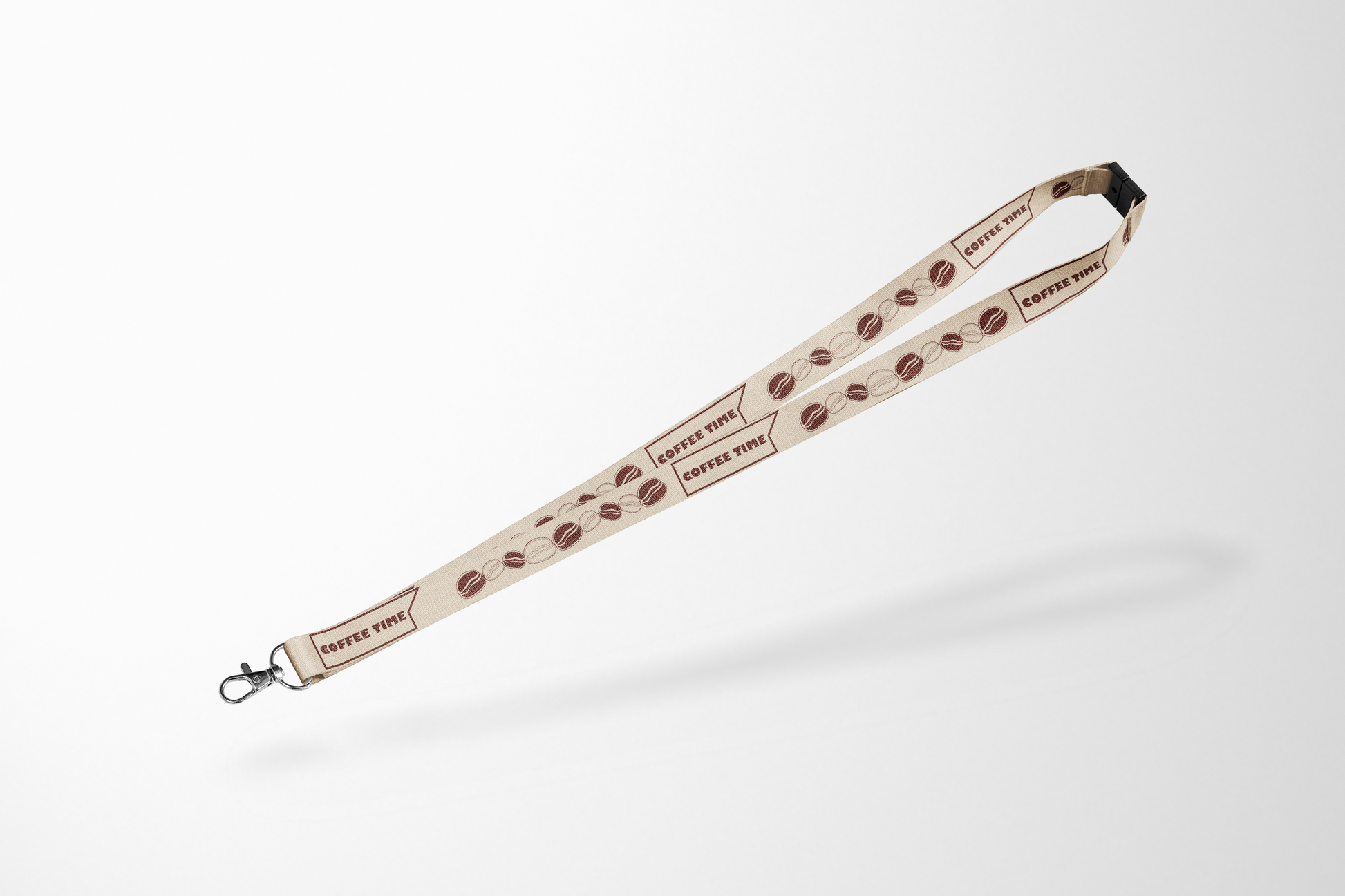 Et foto av Bomullsnøkkelbånd med 1-farge trykk fra JM Band®. Kjøp Nøkkelband i 20 mm her.