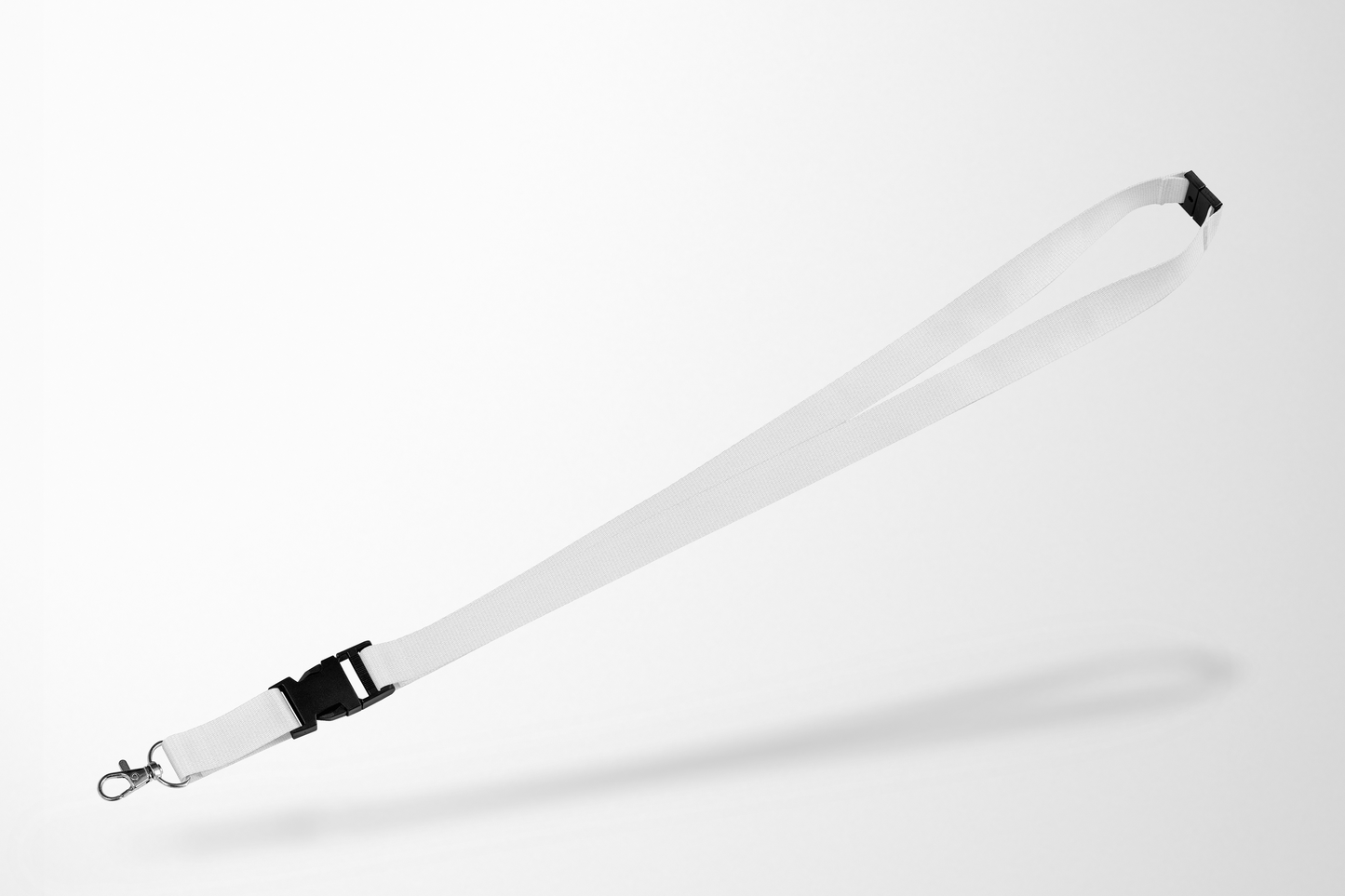 Et foto av Fargerike nøkkelbånd på lager fra JM Band®. Kjøp Nøkkelband i Hvit her.