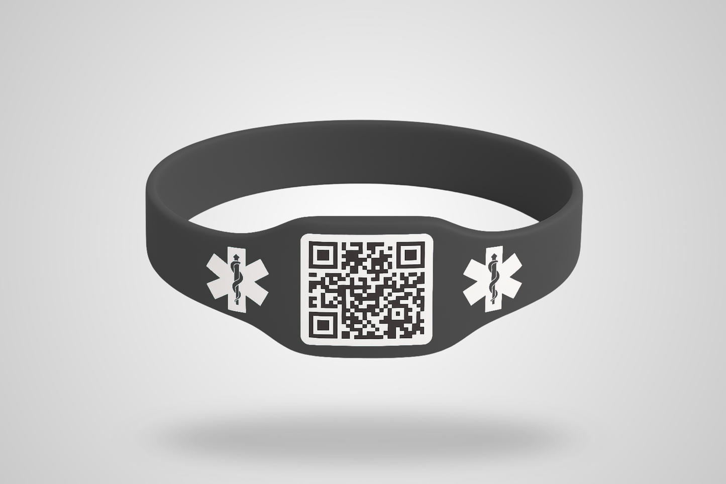 Kísillarmband með QR kóða