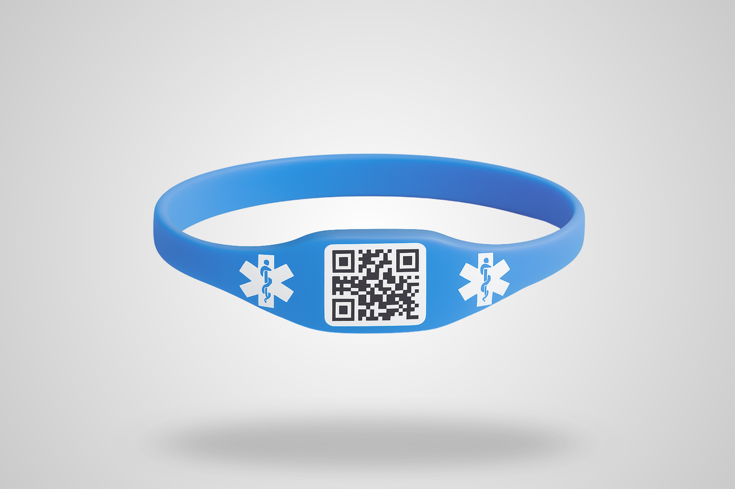 Kísillarmband með QR kóða