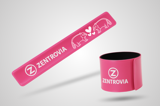 Et foto av Slap-On Refleks-Armbånd med Trykk fra JM Band®. Kjøp Vinylarmbånd i 2.5 X 23cm her.