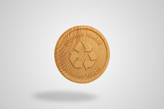 Et foto av Poletter av Tre med Trykk fra JM Band®. Kjøp Poletter i høy kvalitet her.