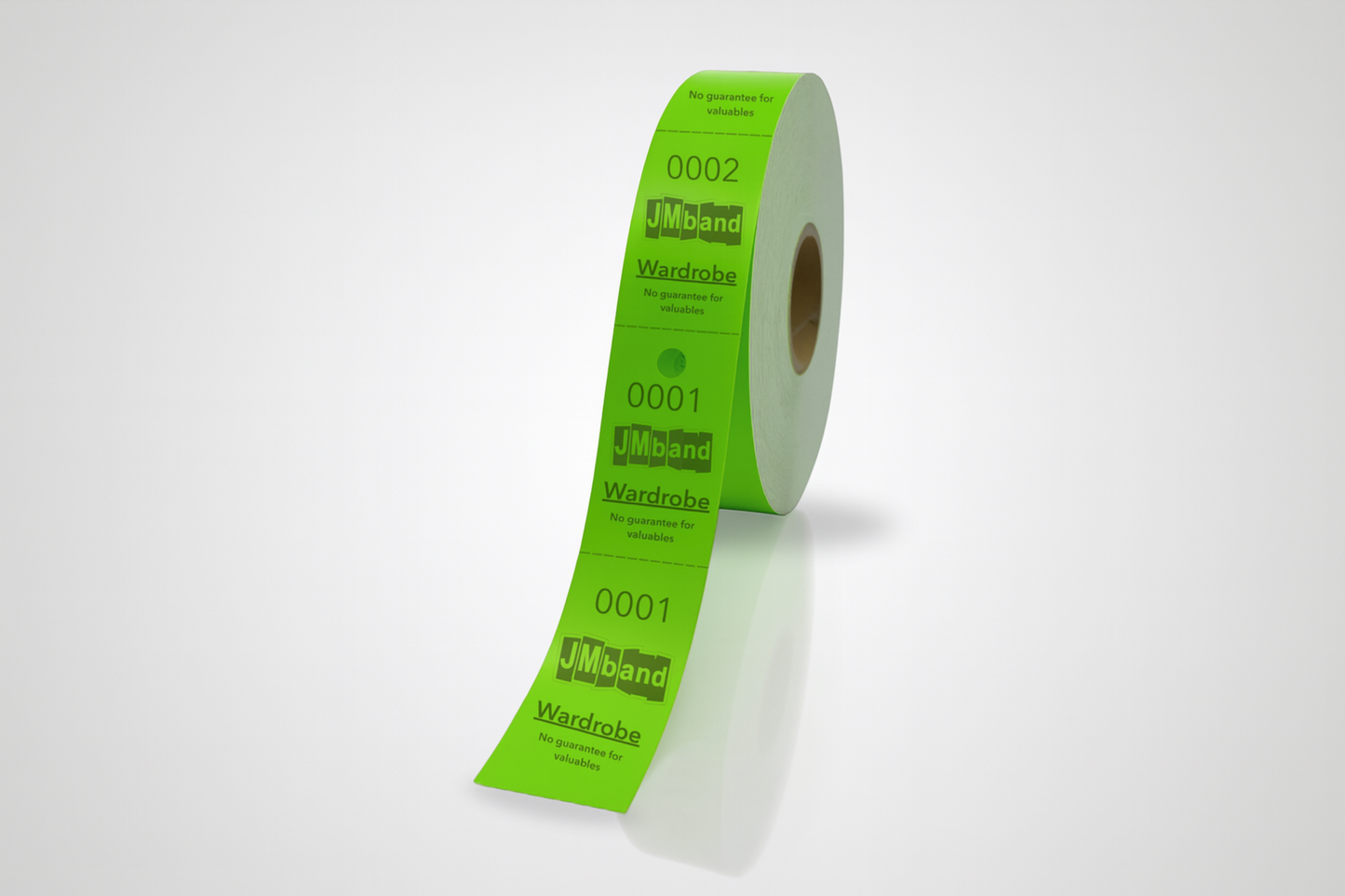 Tveggja hluta fatahengismiða með áprentun (sjálfbær)