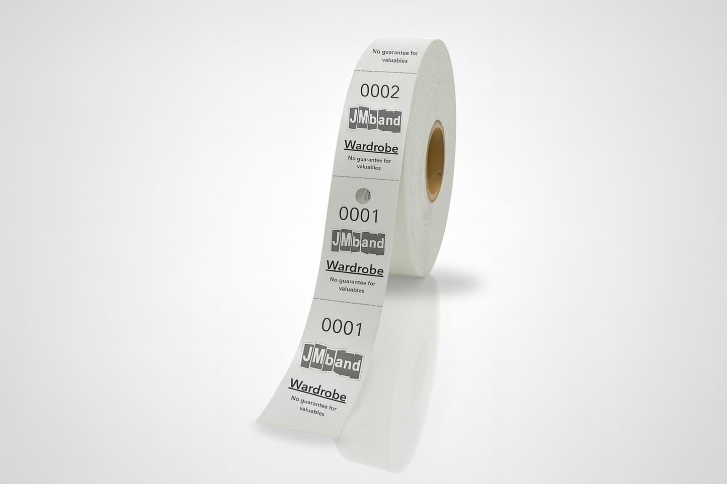 Tveggja hluta fatahengismiða með áprentun (sjálfbær)