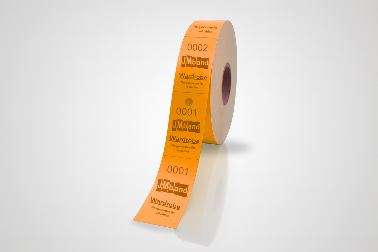 Tveggja hluta fatahengismiða með áprentun (sjálfbær)