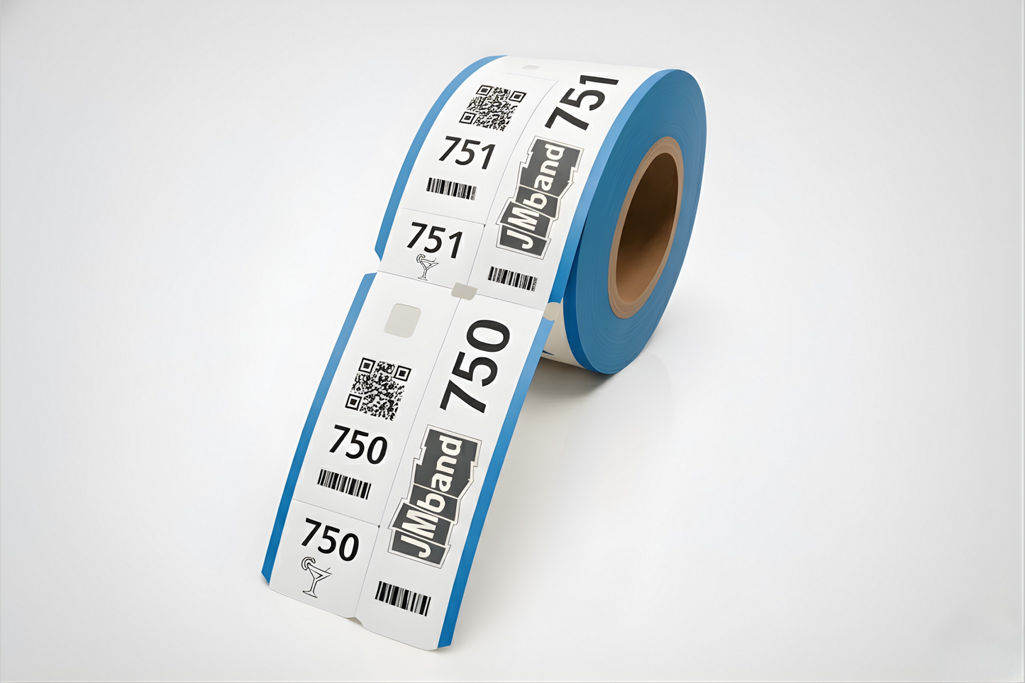 3 hluta fataherbergi miðar með Prentun