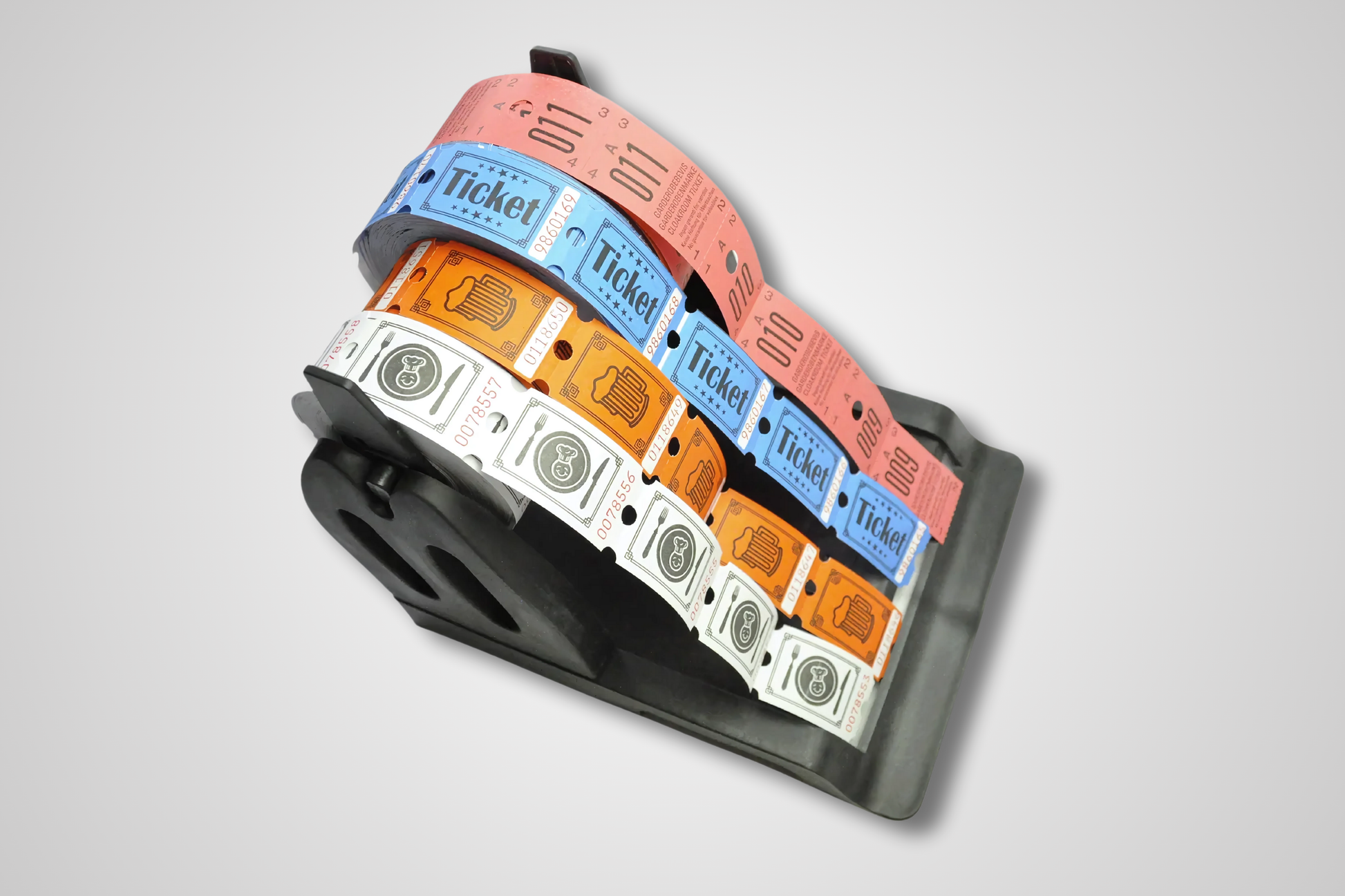 Et foto av Billetter Dispenser Multi fra JM Band®. Kjøp Tilbehør i adgangsprodukter her.