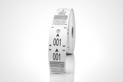 Fataherbergi miðar rúlla 500x 2-hluti