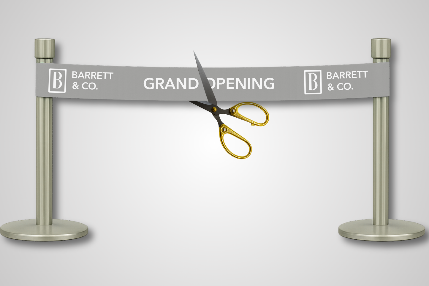 Et foto av Innvielsesbånd trykk fra JM Band®. Kjøp Bånd i Grå her.