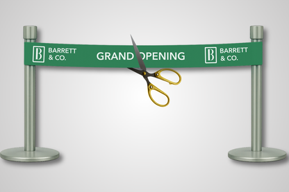 Et foto av Innvielsesbånd trykk fra JM Band®. Kjøp Bånd i Hvit her.