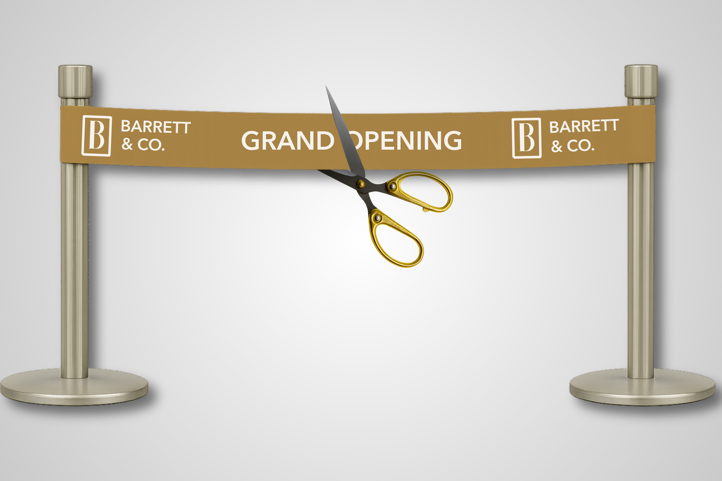 Et foto av Innvielsesbånd trykk fra JM Band®. Kjøp Bånd i Blå her.