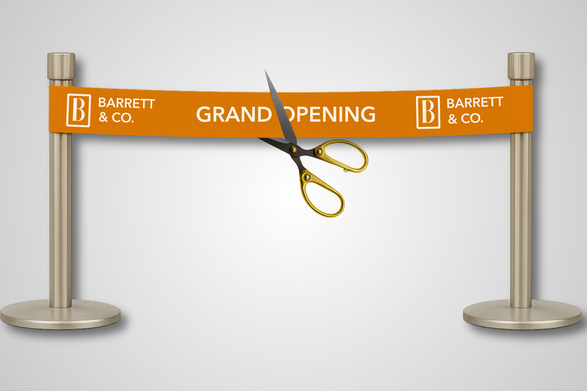 Et foto av Innvielsesbånd trykk fra JM Band®. Kjøp Bånd i Oransje her.