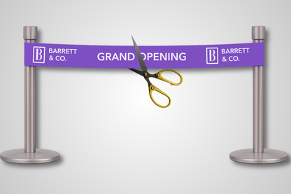 Et foto av Innvielsesbånd trykk fra JM Band®. Kjøp Bånd i Lilla her.