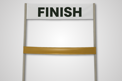 Et foto av Målgangsbånd i farger på lager fra JM Band®. Kjøp Bånd i Grønn her.