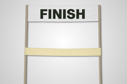 Et foto av Målgangsbånd i farger på lager fra JM Band®. Kjøp Bånd i Gull/Bronse her.