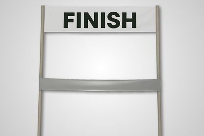 Et foto av Målgangsbånd i farger på lager fra JM Band®. Kjøp Bånd i Bordeaux her.