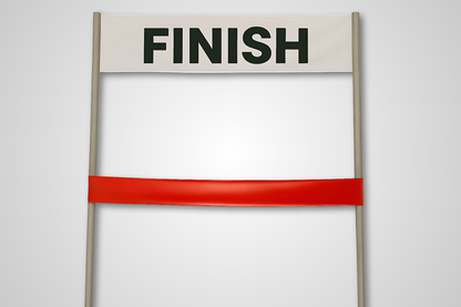 Et foto av Målgangsbånd i farger på lager fra JM Band®. Kjøp Bånd i Rød her.