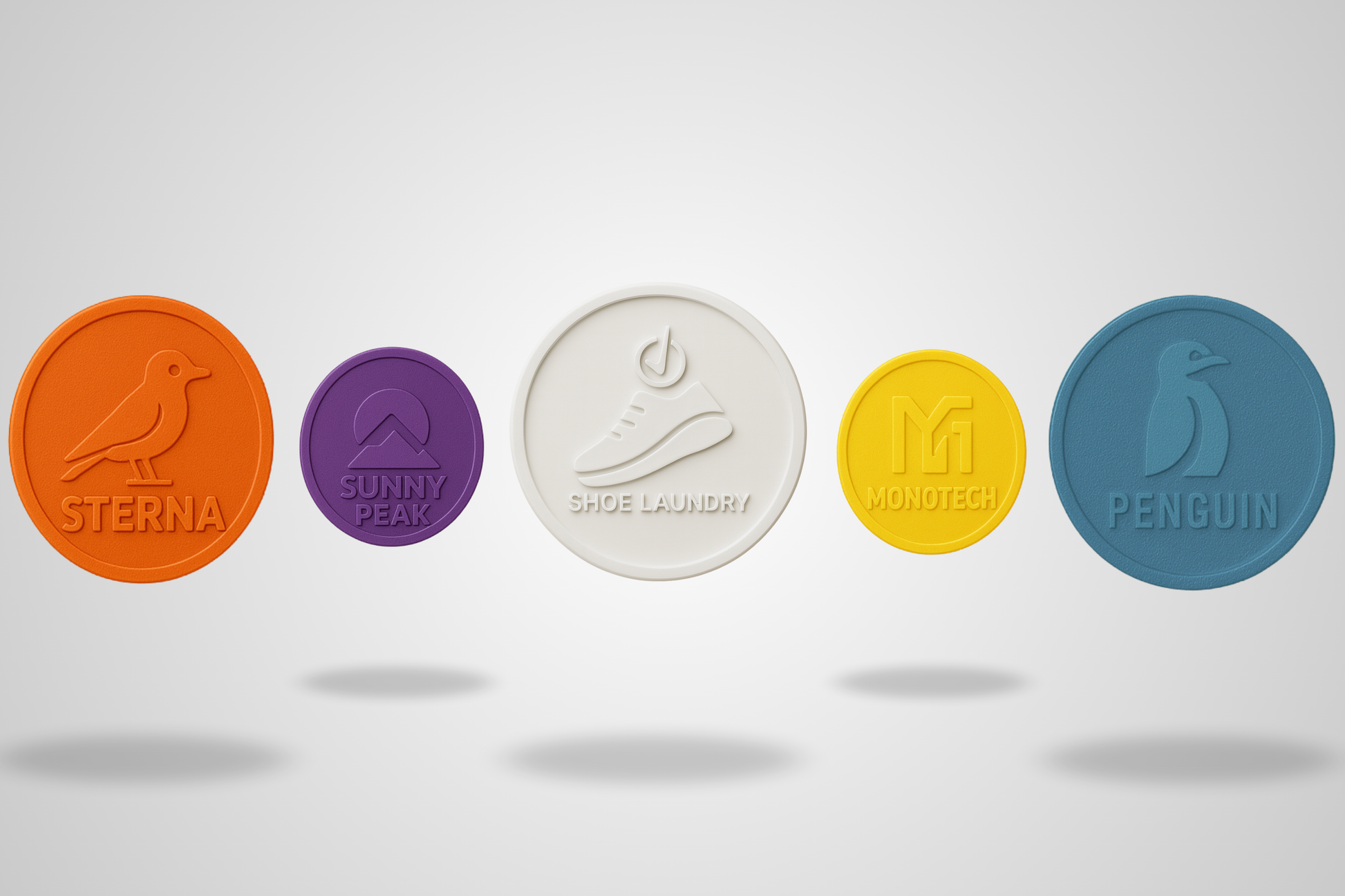 Et foto av Pregede Poletter av Gjenvinnbar Plast fra JM Band®. Kjøp Poletter i 29 mm her.