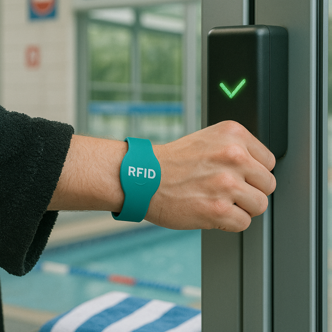 Et foto av RFID Silikon Armbånd (Fudan FM 1108) fra JM Band®. Kjøp Silikonarmbånd i 202 mm (Standard) her.