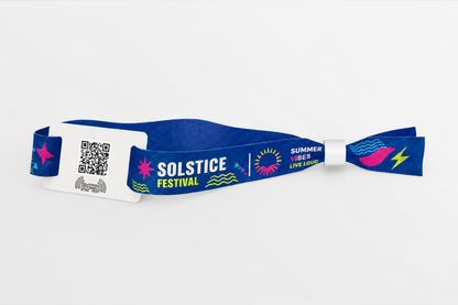 RFID Festivalarmbånd med trykk for rask identifikasjon og adgangskontroll